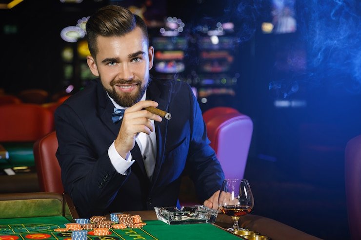 Antarmuka permainan Lucky Number di dadunation menampilkan pilihan angka dan riwayat hasil undian